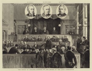 A Crise na Irlanda, Abertura da Comissão do Tribunal da Terra